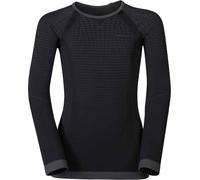 Odlo - Primo strato tecnico - BL Top Crew Neck LS Performance Warm Kids Black/Graphite Grey - Taglia 152 cm - Nero