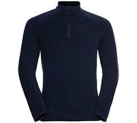 Odlo Rigi_542592, Maglia a maniche lunghe con zip Uomo, Dark Sapphire, S
