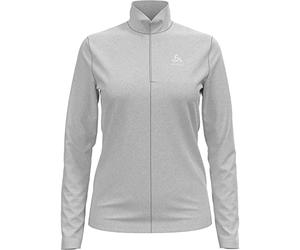 Odlo ROY_542331, Strato medio per esterni Donna, Odlo Silver Grey - White - Stripes, XL