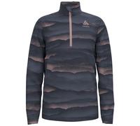 ODLO Roy Kids Graphic Mid Layer 1/2 Zip - Bambino - Rosa / Grigio - Taglia 14 anni- modello 2024