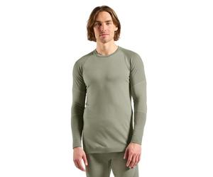 ODLO Seamless Performance Wool - maglietta tecnica manica lunga - uomo Green XL