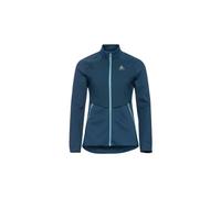 Odlo sesvenna hybrid s thermic zip pile blue donna