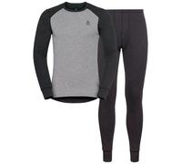 Odlo Active Warm Eco Long Sleeve Base Layer Set Nero 2XL Uomo