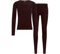 Odlo Set Long Performance Evolution Warm Longsleeve & Hose 2025 Fudge, M