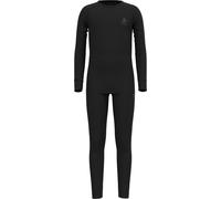 Odlo - Set maglia e calzamaglia termiche - Set Long Merino 200 Kids Black - Taglia 104 cm - Nero