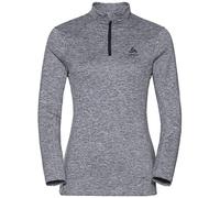 Odlo Steeze 1/2 Zip Pile, Donna, Grey Melange, M