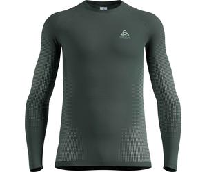 Odlo - Strato base tecnico - BL Top Crew Neck LS Performance Warm Eco M Urban Chic - Taglia M - Grigio