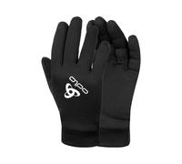 Odlo Unisex Guanti Stretchfleece Liner, Black, Xl
