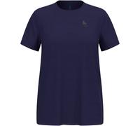 Odlo - T-shirt da trail/running - Zeroweight Chill-Tec Tee Crew Neck S/S W Eclipse per Donne - Taglia S - Blu navy