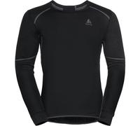Odlo Uomo Maglietta termica a maniche lunghe ACTIVE X-WARM, Black, S