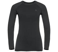 Odlo Thermounterwäsche Damen Performance Warm I Funktionsshirt Langarm I Warme Skiunterwäsche Maglietta Bambine e Ragazze (Pacco da 1)