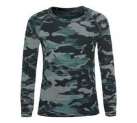 ODLO Top Crew Neck Active - maglietta tecnica a maniche lunghe - bambino 92 Grey/Green junior