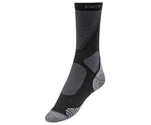 Odlo Unisex Calze da sci di fondo ACTIVE WARM XC, Black/Graphite Grey, 42-44