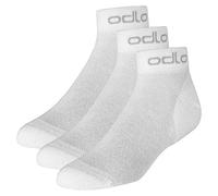 Odlo Unisex Socks Short Active 3P Laufbekleidung Sportsocken White - Weiß 39-41