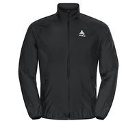 Odlo - Giacca softshell da trail/running - Jacket Essential Light Black per Uomo in Pelle - Taglia L - Nero Nero L