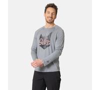 Odlo Uomo Maglia a maniche lunghe con stampa del logo ASCENT PERFORMANCE WOOL 130 GRAMM
