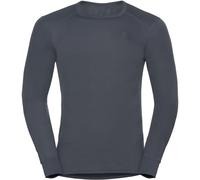 Odlo Uomo Maglietta intima tecnica a maniche lunghe ACTIVE WARM ECO, India Ink, S