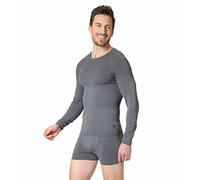 ODLO Performance Light Eco Bl Top Crew Neck L/s - Uomo - Grigio - Taglia S- modello 2024