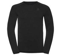 Odlo Performance Warm Eco Baselayer - maglietta tecnica a manica lunga - uomo L Black man Recycled Materials