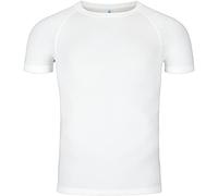 Odlo Uomo Maglietta termica a maniche corte PERFORMANCE LIGHT, Bianco, XXL
