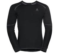 Odlo Uomo Maglietta termica a maniche lunghe ACTIVE X-WARM, Black, XL