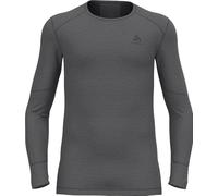 Odlo - Maglia termica - BL Top Crew Neck LS Active X-Warm Odlo Steel Grey Melange per Uomo - Taglia XXL - Grigio Grigio XXL