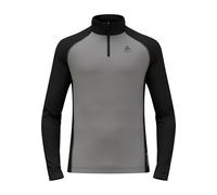 Odlo Uomo Natural Performance 150 Merino maniche lunghe, grigio melange - grigio scuro mélange, L