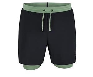 Odlo Uomo Pantaloncini da corsa 2-in-1 X-ALP TRAIL 6 INCH