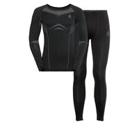 Odlo PERFORMANCE EVOLUTION - Maglia termica + Calzamaglia Uomo black/odlo graphite grey