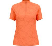 ODLO W Ascent Chilltec Polo S/s - Donna - Arancione - Taglia L- modello 2024