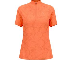 ODLO W Ascent Chilltec Polo S/s - Donna - Arancione - Taglia L- modello 2024