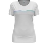 ODLO W F-dry Ridgeline Crew Neck S/s - Donna - Bianco - Taglia S- modello 2024