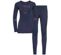 ODLO Winter Specials Performance Evolution Warm - set intimo - donna Blue L