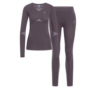 ODLO Winter Specials Performance Evolution Warm - set intimo - donna Purple S