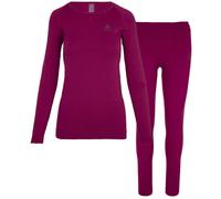 ODLO Winter Specials Performance Evolution Warm - set intimo - donna XS Dark Pink woman Fair Wear Foundation
