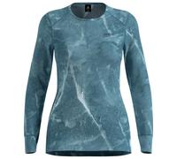 Odlo - Women's Active Warm X Frozen Lake Bl Top L/S - Intimo sintetico XL turchese