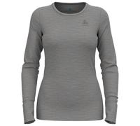 Odlo - Women's Baselayer Top Crew Neck L/S Merino 200 - Intimo lana merinos L grigio