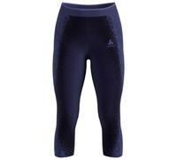 Odlo - Women's BL Bottom 3/4 Performance Warm Blackcomb - Intimo sintetico XS blu