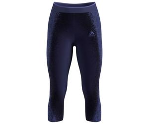Odlo - Women's BL Bottom 3/4 Performance Warm Blackcomb - Intimo sintetico XS blu