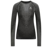 Odlo - Women's BL Top Crew Neck L/S Perf. Warm Blackcomb - Intimo sintetico M grigio/nero