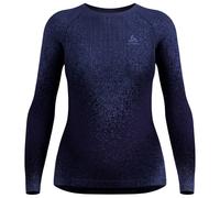 Odlo - Women's BL Top Crew Neck L/S Perf. Warm Blackcomb - Intimo sintetico XS blu