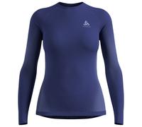 Odlo - Women's BL Top Crew Neck L/S Performance Warm Eco - Intimo sintetico XL blu