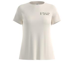 Odlo - Women's Essential Print T-Shirt Crew Neck S/S - Maglia da corsa L beige/grigio