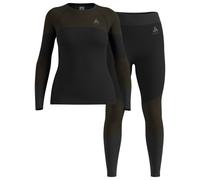 ODLO Fundamentals Performance Warm - set intimo tecnico - donna S Black woman Recycled Polyester