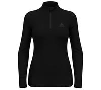 Odlo - Women's Merino 260 Bl Top Turtle Neck L/S Half Zip - Intimo lana merinos M nero
