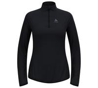 Odlo - Women's Zeroweight Warm Mid Layer 1/2 Zip - Maglia da corsa L nero