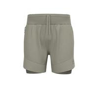 Odlo - X-Alp Trail 6'' 2-In-1 Short - Pantaloncini da running XXL grigio/beige