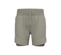 Odlo - X-Alp Trail 6'' 2-In-1 Short - Pantaloncini da running XL grigio/beige