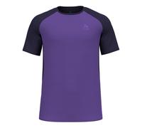 Odlo Uomini X-Alp Trail Tee Abbigliamento Da Corsa Maglia Eclipse - Afterparty - Blu Scuro S
