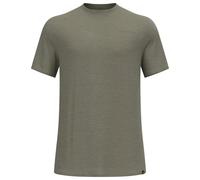 Odlo - X Pow Merino Tencel T-Shirt Crew Neck S/S - Maglia merino S vetiver melange